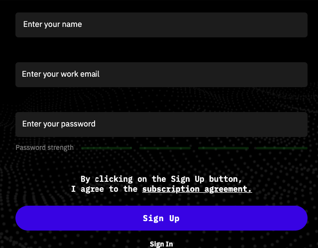 Figure 7: Enter your user name and password